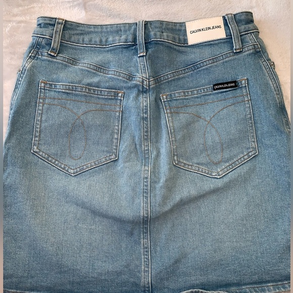 Calvin Klein Denim Skirt - Picture 1 of 5